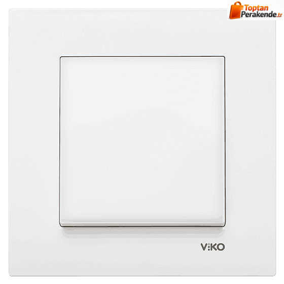 Viko Karre/Meridian Beyaz Anahtar Mekanizma (Çerçeve Hariç) 90967001